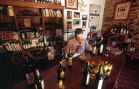 Giulio Parentini winemaker at Moris Farms Maremma Tuscany Italy Monteregio di Massa Marittima