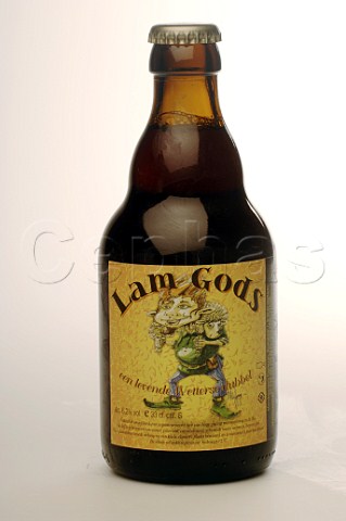 Bottle of Lam Gods beer Belgium