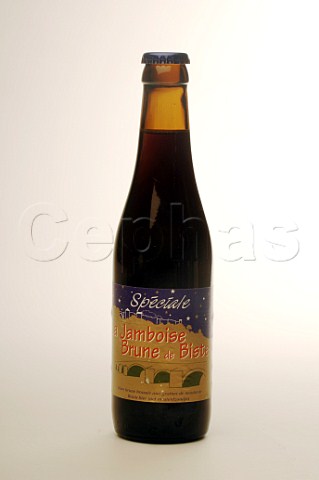 Bottle of Jamboise Brune de Biste beer Belgium