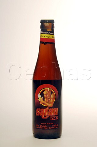 Bottle of Satan Red beer Belgium