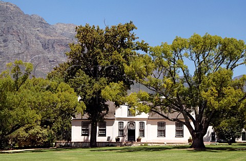 Cape Dutch manor house of Boschendal Estate Franschhoek Cape Province South Africa Paarl