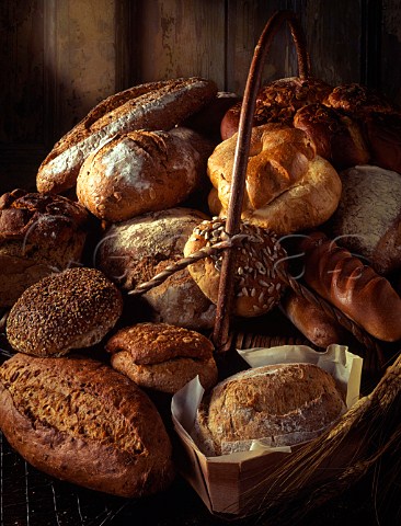 Selection of breads