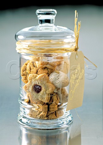 Christmas Biscuits in a jar