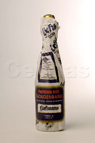 Bottle of Goudenband Provision Beer Liefmans Belgium