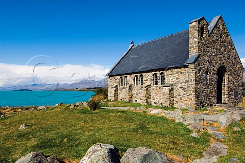 Church of the Good Shepherd on the shore of Lake Tekapo South Island New Zealand