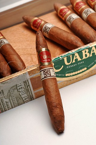 Box of Cuaba Tradicionales cigars Havana Cuba