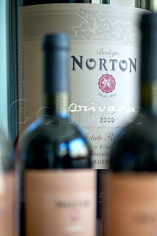 Bottles of Bodega Norton Lujn de Cuyo wine Argentina Mendoza