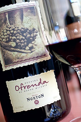 3 litre bottle of Bodega Norton Lujn de Cuyo wine Argentina Mendoza