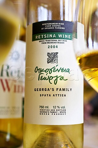 Products of Georgas Family Winery Spata Mesogaia region Greece Attica