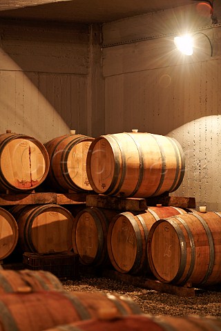 Barrique cellar Boutaris Wineries Goumenissa Macedonia Greece Goumenissa