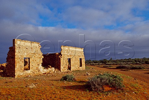 Ruins at sunrise Farina Oodnadatta Track South Australia