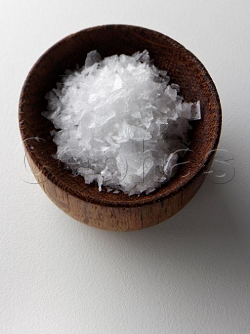 Pot of Maldon sea salt flakes