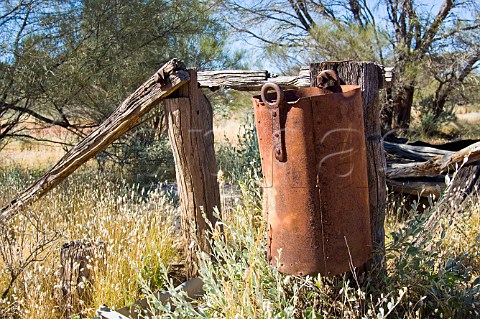 Old Bucket at Well 4A on the Canning Stock Route Western Australia