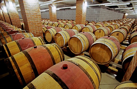 Barrique cellar Attila Gere Winery Villany Hungary Villany