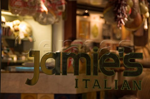 Jamie Olivers Italian restaurant KingstonuponThames Surrey England