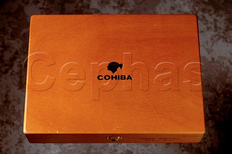 Box of Cohiba cigars Cuba
