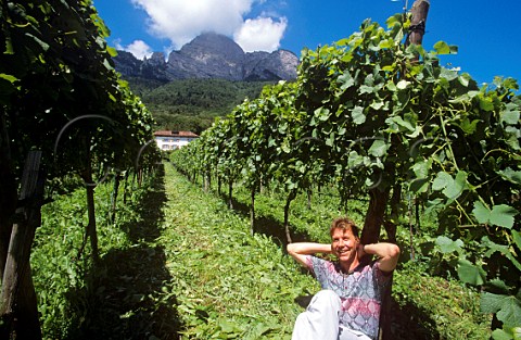 Stefan Hrner of Gonzen Winery Sargans Switzerland  Eastern Switzerland