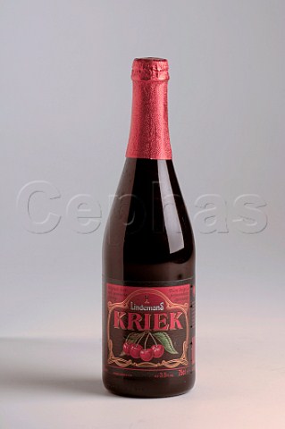 750ml bottle of Lindemans Kriek Belgian beer