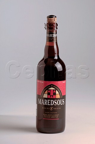 750ml bottle of Maredsous Brune 8 Belgian beer