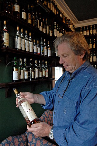 Bottle of 1952 Macallan whisky  Craigallachie Banffshire Scotland  Speyside