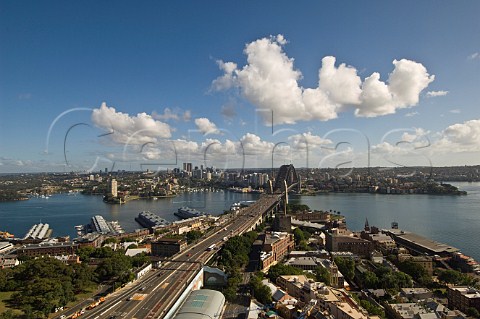 Sydney Harbour and bridge New South Wales Australia