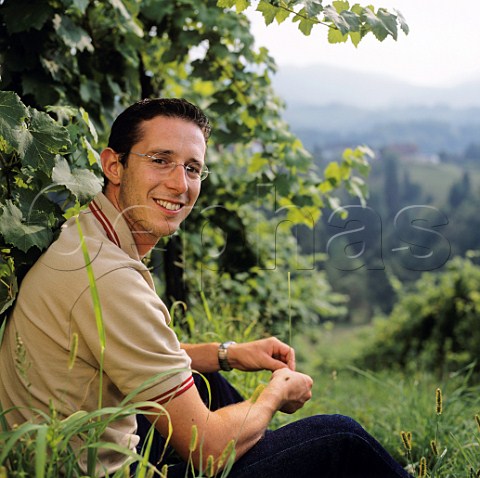 Erwin Sabathi winemaker at Leutschach Steiermark Austria Sdsteiermark