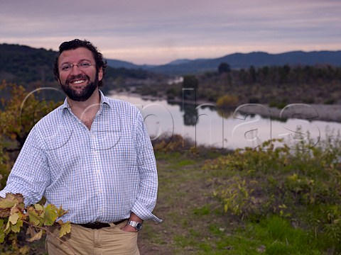 Jos Manuel Ortega Fournier of OFournier in his Maule vineyard Chile  Maule Valley