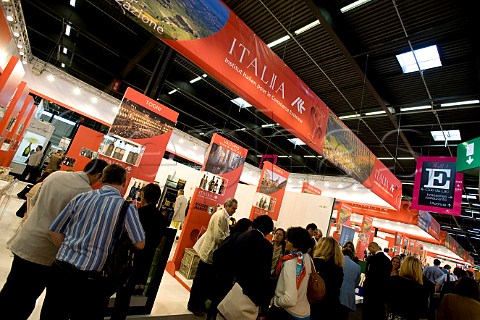 Italian stand at Vinexpo Bordeaux France