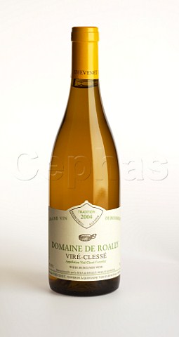 Bottle of Domaine de Roally 2004 VirCless from Jean Thevenet  Mconnais