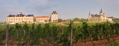 Europeanstyle village and Chateau building at Chateau Changyu AFIP Global winery Ju Gezhuang Beijing Miyun County China
