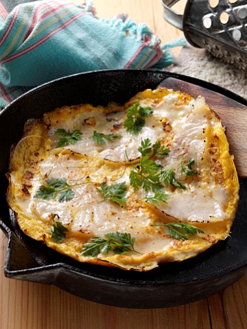 A Benedict Arnold omelette using haddock