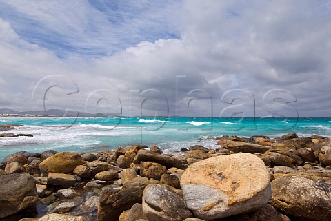 Rocky shoreline and turquoise water at Cape Arid Cape Arid National Park Western Australia