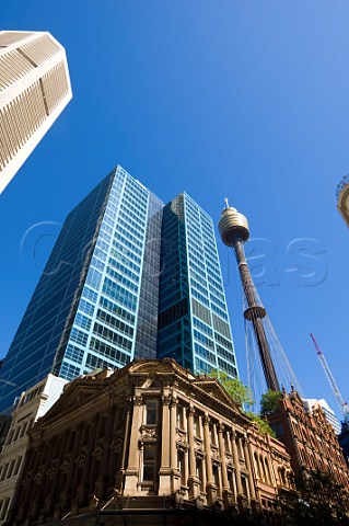 Highrise buildings in the Central Business District of Sydney New South Wales Australia