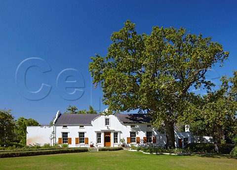 Cape Dutch manor house of Bellingham winery Franschhoek Western Cape   South Africa Franschhoek Valley