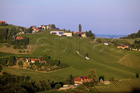 Weingut Brolli and vineyards at Eckberg bei Gamlitz Steiermark Austria Sdsteiermark
