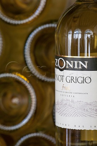 Bottles of Zonin Pinot Grigio  Friuli Italy  Aquileia
