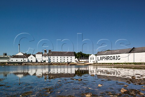 Laphroaig whisky distillery Isle of Islay Scotland