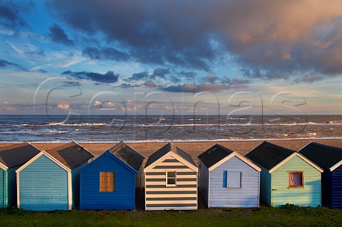 Beach huts at Southwold Suffolk England