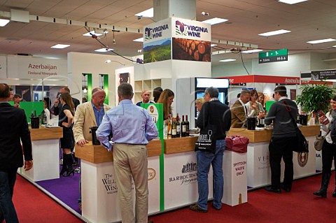 Virginia stand at the London Wine Fair 2014 Olympia