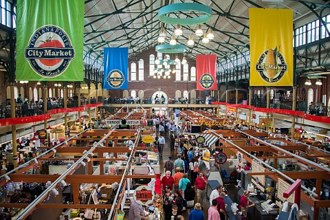 City Market in downtown Indianapolis Indiana USA