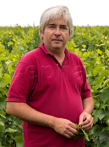Christophe Constant winemaker of Champagne J L Vergnon Le MesnilsurOger Marne France