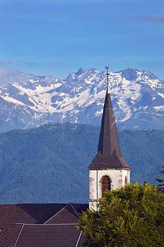 The church of Apremont Savoie France