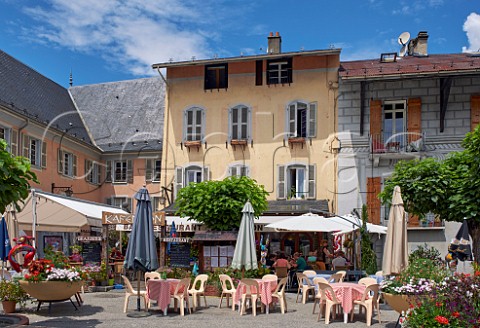 Kafeneion Greek restaurant on Place de Conflans  Conflans Albertville Savoie France
