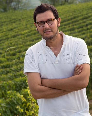 Claudio Viberti winemaker of Giovanni Viberti Vergne Piedmont Italy Barolo