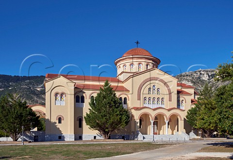 Agios Gerasimos Monastery in the Omala Valley Cephalonia Ionian Islands Greece