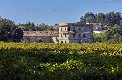 Pazo de Barrantes and its vineyard Ribadumia Galicia Spain  Val do Salns  Ras Baixas