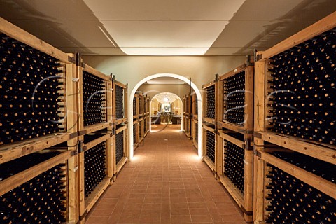 Bottle cellar of Colle Bereto Radda in Chianti Tuscany Italy  Chianti Classico