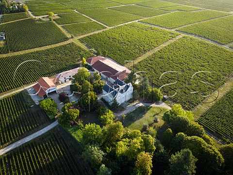 Chteau Barateau and its vineyards StLaurent du Mdoc Gironde France  Mdoc  Bordeaux