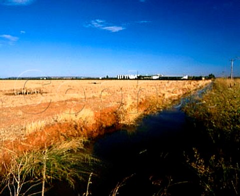 De Bortoli winery and irrigation canal Griffith   NSW Murrumbidgee irrigation area