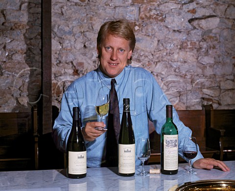 Robert Hill Smith in tasting room of Yalumba Winery Angaston South Australia   Barossa Valley
